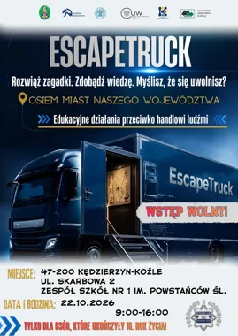 Niewinna oferta pracy może prowadzić do handlu ludźmi - Escape Truck w Kędzierzynie-Koźlu